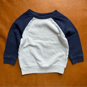CAT & JACK Navy and Gray Sweatshirt, 3T